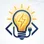 Dani García avatar: a light bulb with a lightning bolt and code brackets