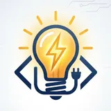 Dani García avatar: a light bulb with a lightning bolt and code brackets
